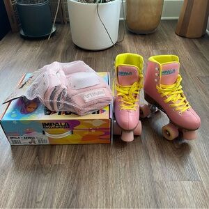 Impala pink/yellow 3pc safety gear pack